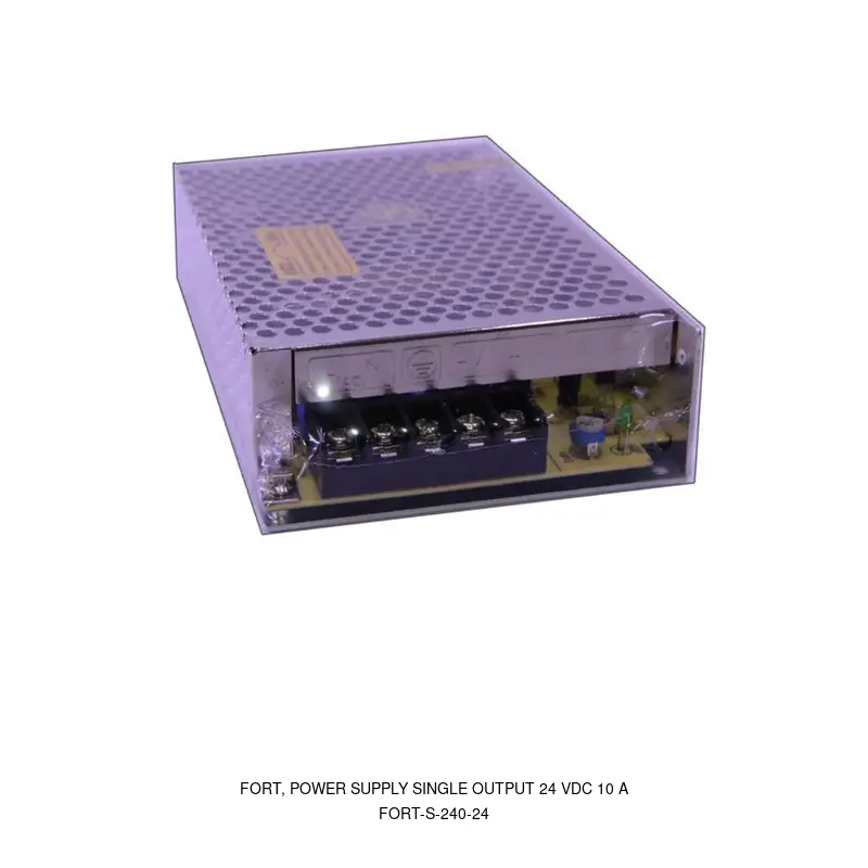 Fort FORT-S-240-24, POWER SUPPLY SINGLE OUTPUT 24 VDC 10 A