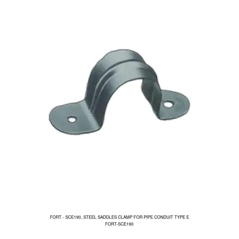 Fort SCE190, STEEL SADDLES CLAMP FOR PIPE CONDUIT TYPE E
