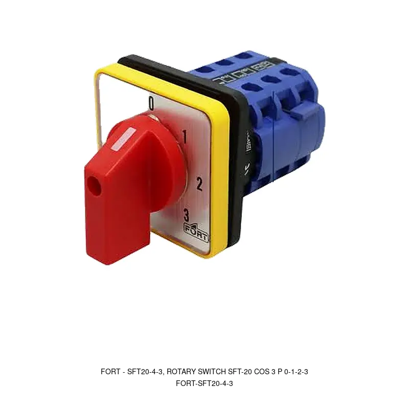 Fort SFT20-4-3, ROTARY SWITCH SFT-20 COS 3 P 0-1-2-3