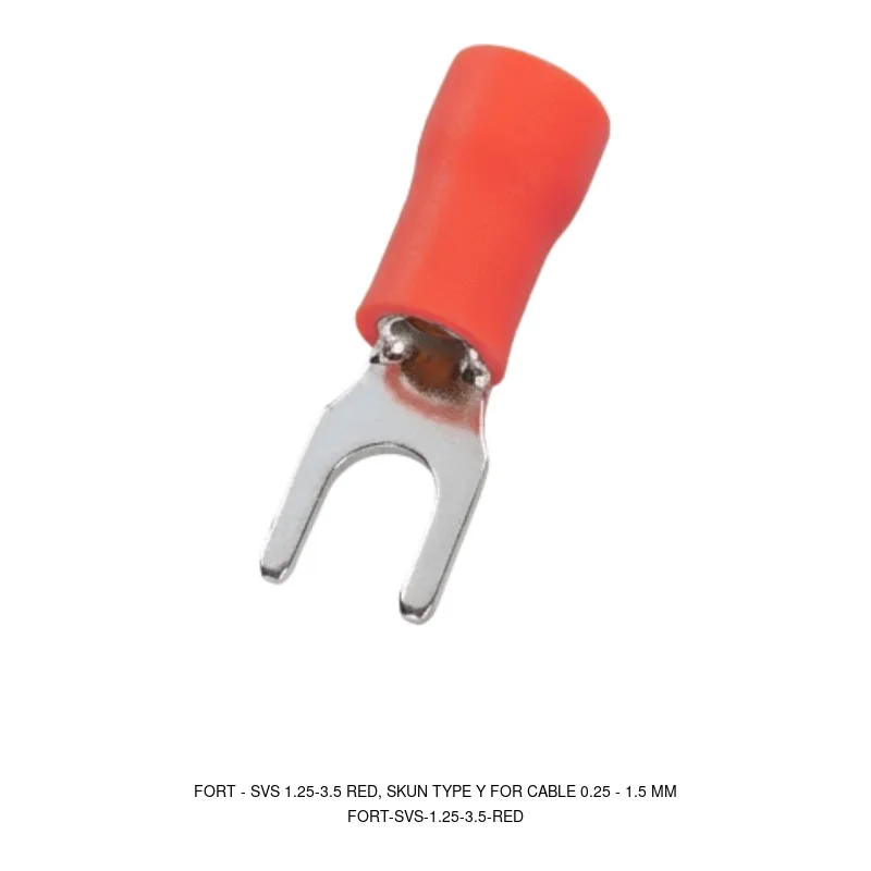 Fort SVS 1.25-3.5 RED, SKUN TYPE Y FOR CABLE 0.25 - 1.5 MM