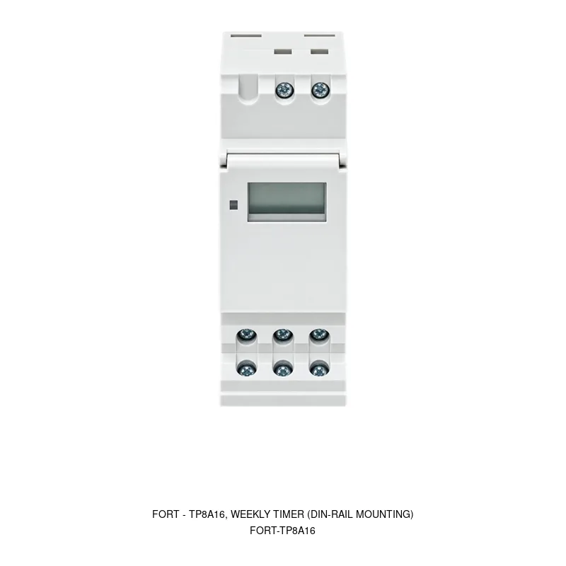 Fort TP8A16, WEEKLY TIMER (DIN-RAIL MOUNTING)