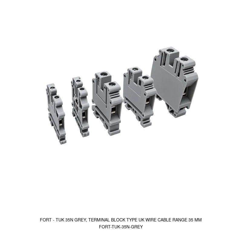 Fort TUK 35N GREY, TERMINAL BLOCK TYPE UK WIRE CABLE RANGE 35 MM