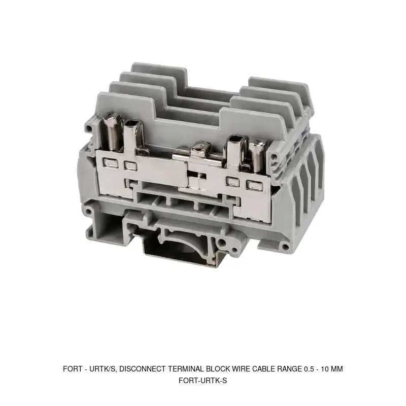 Fort URTK/S, DISCONNECT TERMINAL BLOCK WIRE CABLE RANGE 0.5 - 10 MM