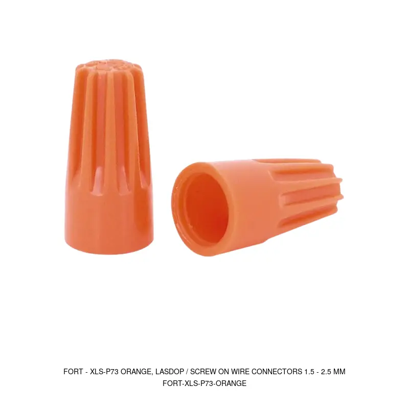 Fort XLS-P73 ORANGE, LASDOP / SCREW ON WIRE CONNECTORS 1.5 - 2.5 MM