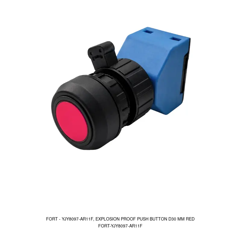 Fort YJY8097-AR11F, EXPLOSION PROOF PUSH BUTTON D30 MM RED