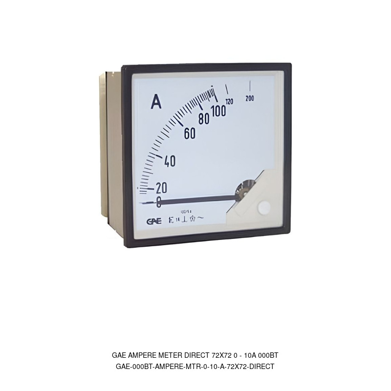 GAE GAE Ampere Meter Direct 72X72 0 - 10A 000BT