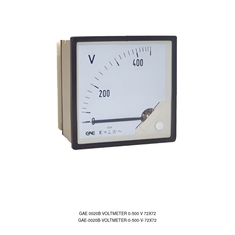 GAE GAE 0020B VOLTMETER 0-500 V 72X72