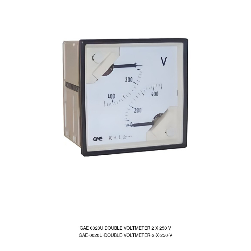 GAE GAE 0020U DOUBLE VOLTMETER 2 X 250 V