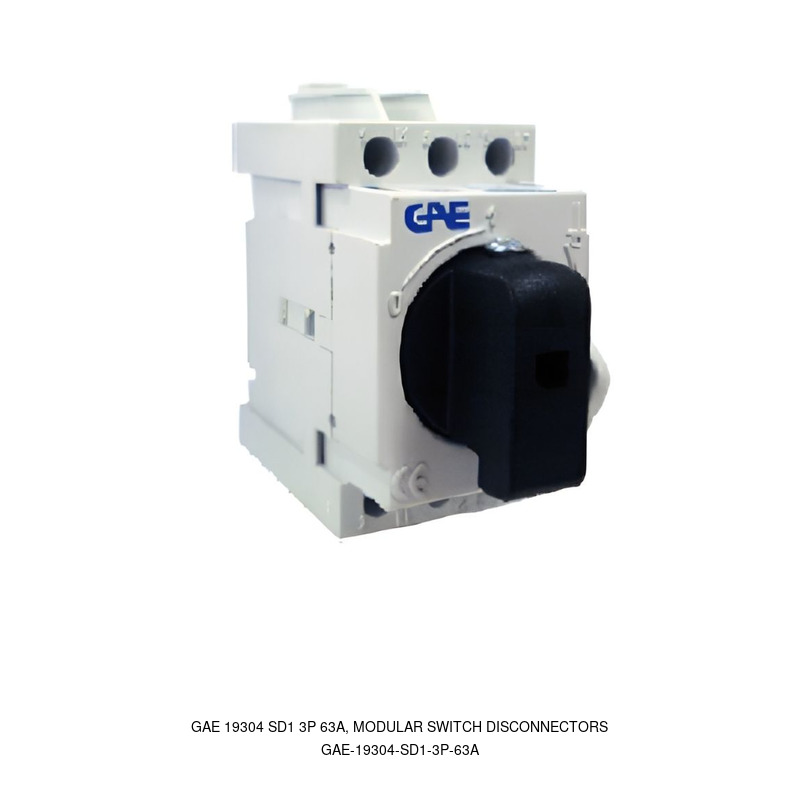 GAE GAE 19304 SD1 3P 63A, MODULAR SWITCH DISCONNECTORS
