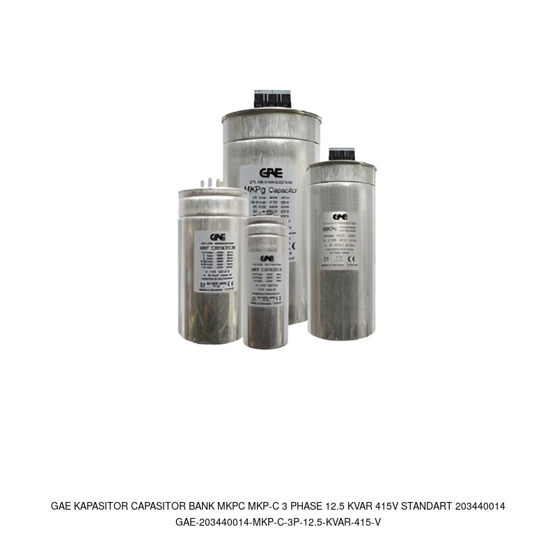 GAE GAE Kapasitor Capasitor Bank MKPC MKP-C 3 Phase 12.5 KVAR 415V Standart 203440014