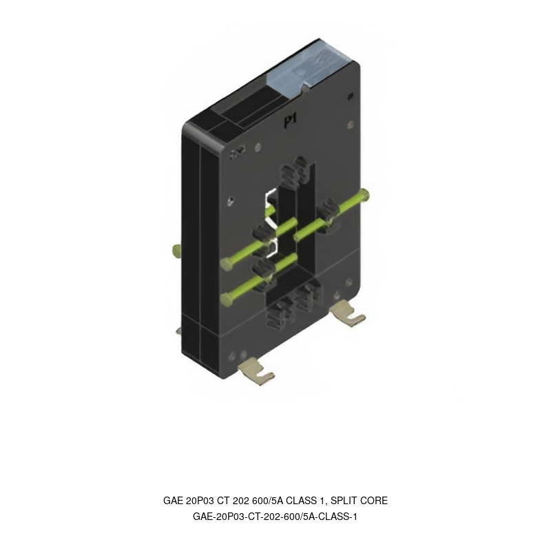 GAE GAE 20P03 CT 202 600/5A CLASS 1, SPLIT CORE
