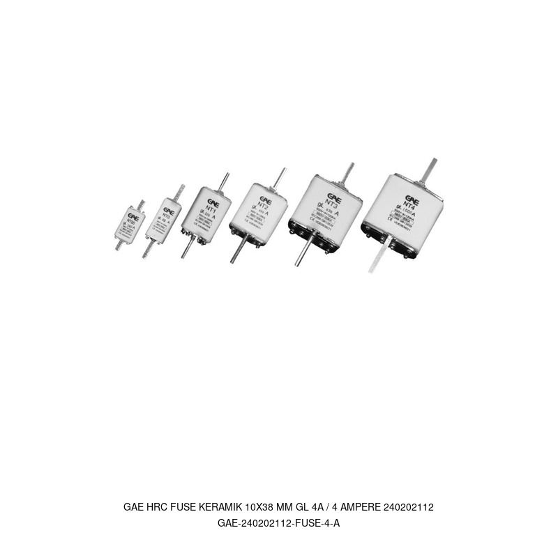 GAE GAE HRC Fuse Keramik 10x38 mm gL 4A / 4 Ampere 240202112