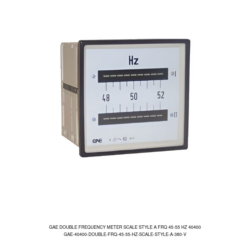 GAE GAE Double Frequency Meter Scale Style A FRQ 45-55 HZ 40400