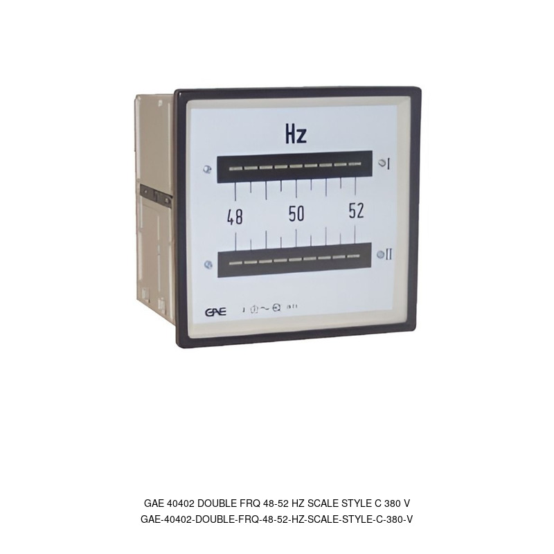 GAE GAE 40402 DOUBLE FRQ 48-52 HZ SCALE STYLE C 380 V