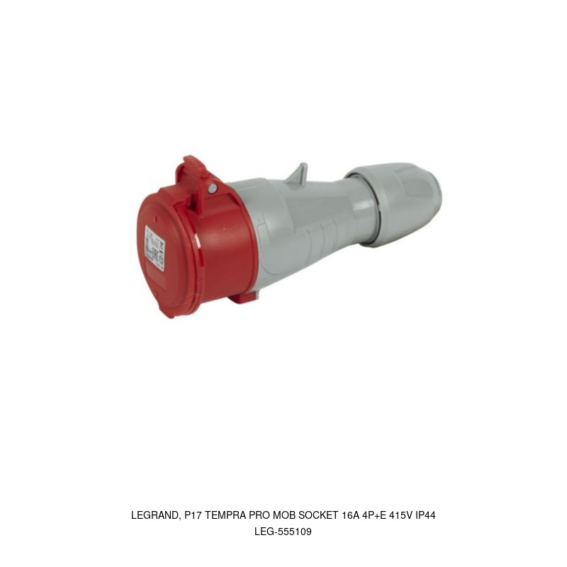Legrand LEGRAND, P17 TEMPRA PRO Mobile Socket 16A 4P+E 415V IP44