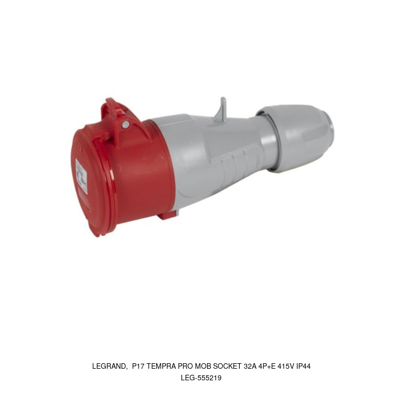 Legrand LEGRAND, P17 TEMPRA PRO Mobile Socket 32A 4P+E 415V IP44