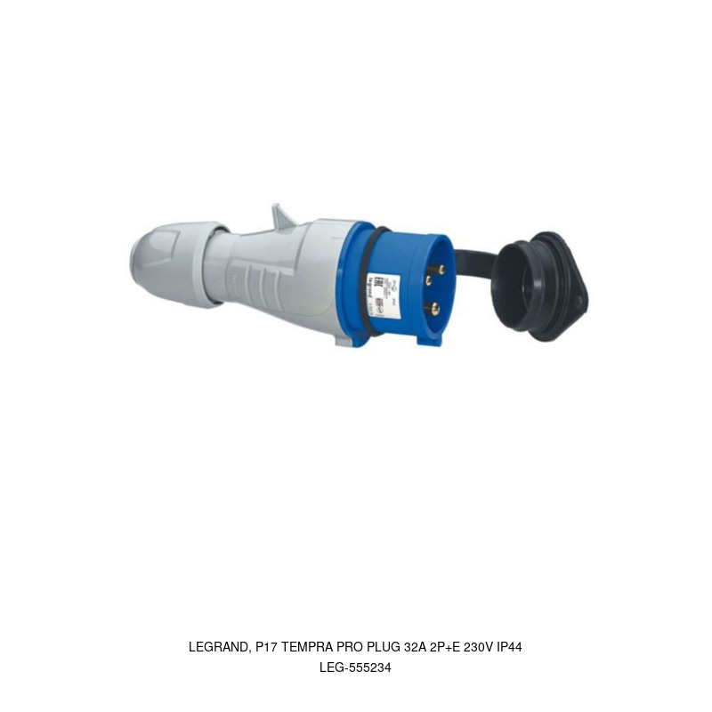 Legrand LEGRAND, P17 TEMPRA PRO PLUG 32A 2P+E 230V IP44