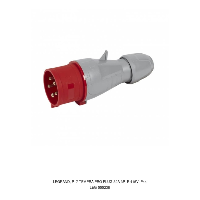 Legrand LEGRAND, P17 TEMPRA PRO PLUG 32A 3P+E 415V IP44