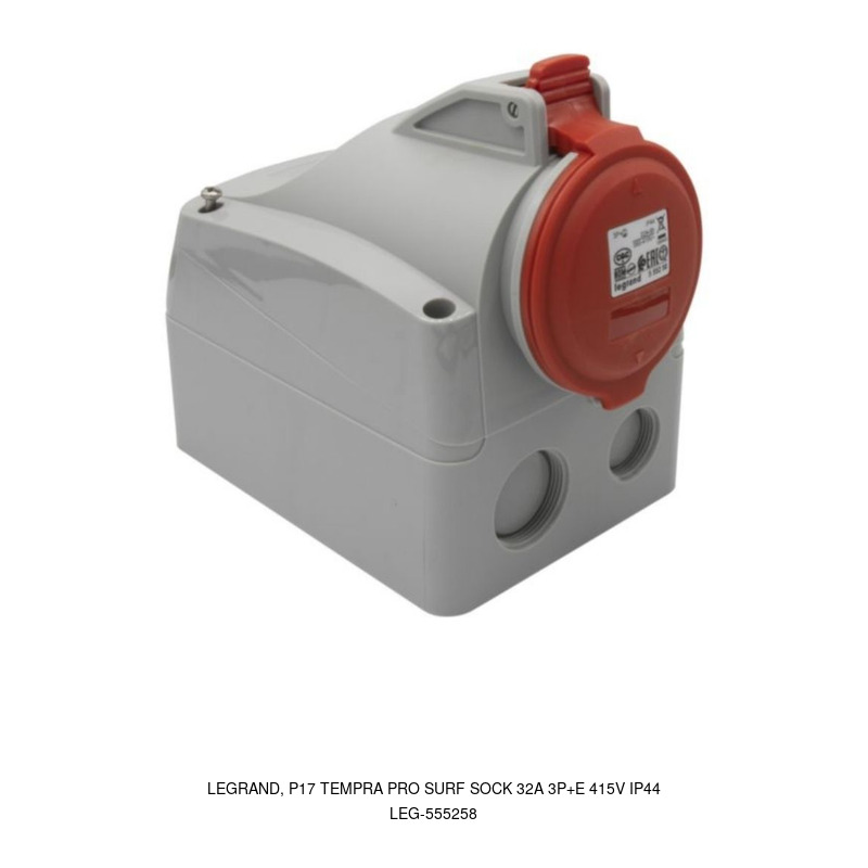 Legrand LEGRAND, P17 TEMPRA PRO Wall Mounting 32A 3P+E 415V IP44