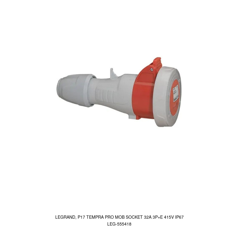 Legrand LEGRAND, P17 TEMPRA PRO Mobile Socket 32A 3P+E 415V IP67