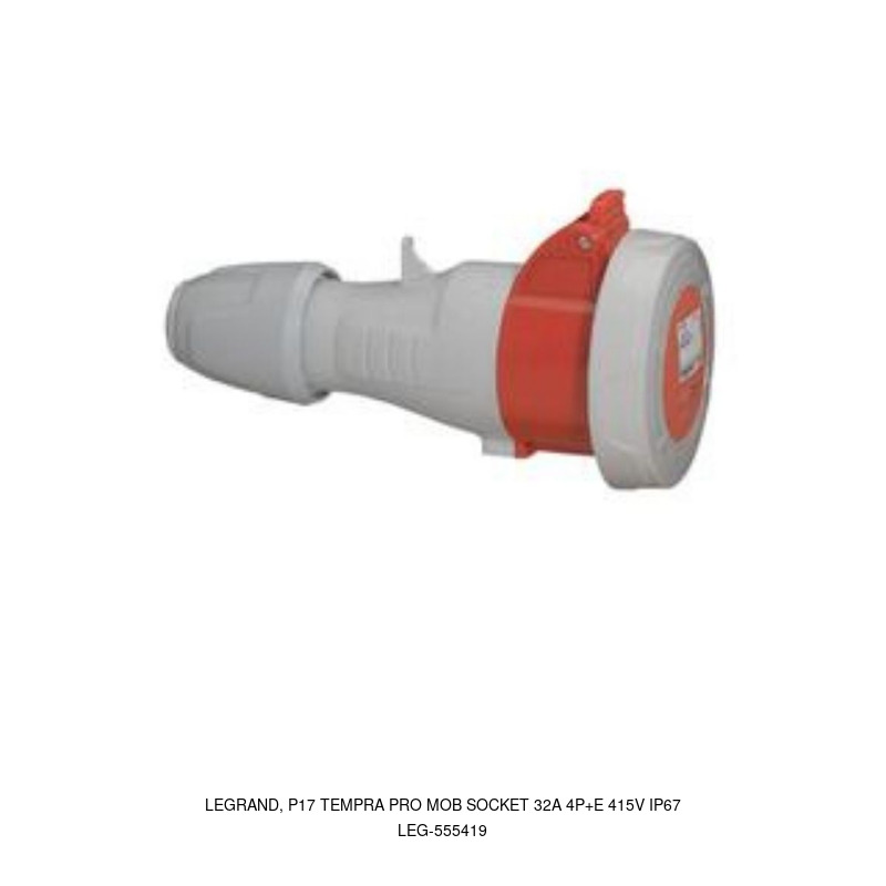 Legrand LEGRAND, P17 TEMPRA PRO Mobile Socket 32A 4P+E 415V IP67