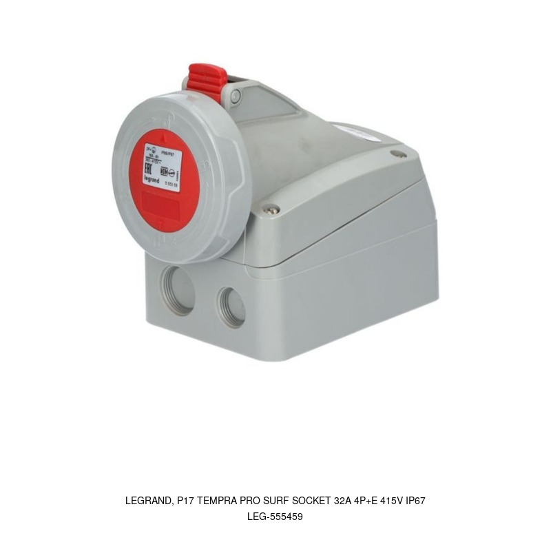 Legrand LEGRAND, P17 TEMPRA PRO Wall Mounting 32A 4P+E 415V IP67