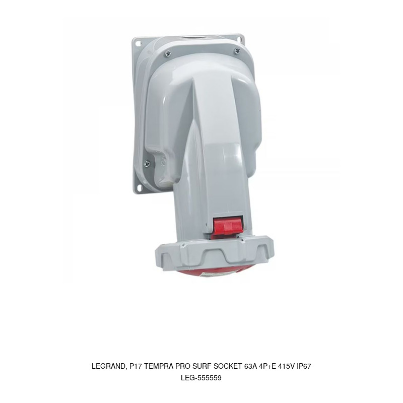 Legrand LEGRAND, P17 TEMPRA PRO Wall Mounting 63A 4P+E 415V IP67