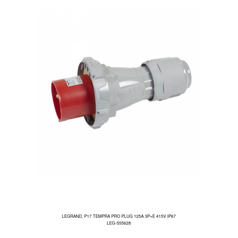 Legrand LEGRAND, P17 TEMPRA PRO PLUG 125A 3P+E 415V IP67