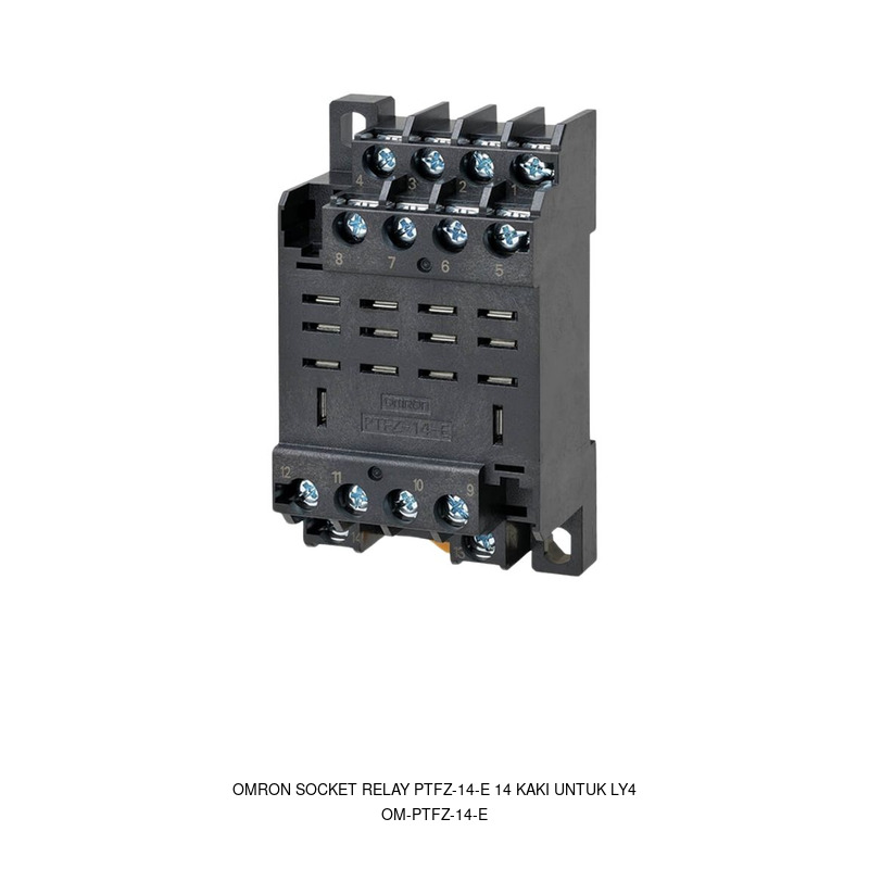 Omron Omron Socket Relay PTFZ-14-E 14 Kaki Untuk LY4