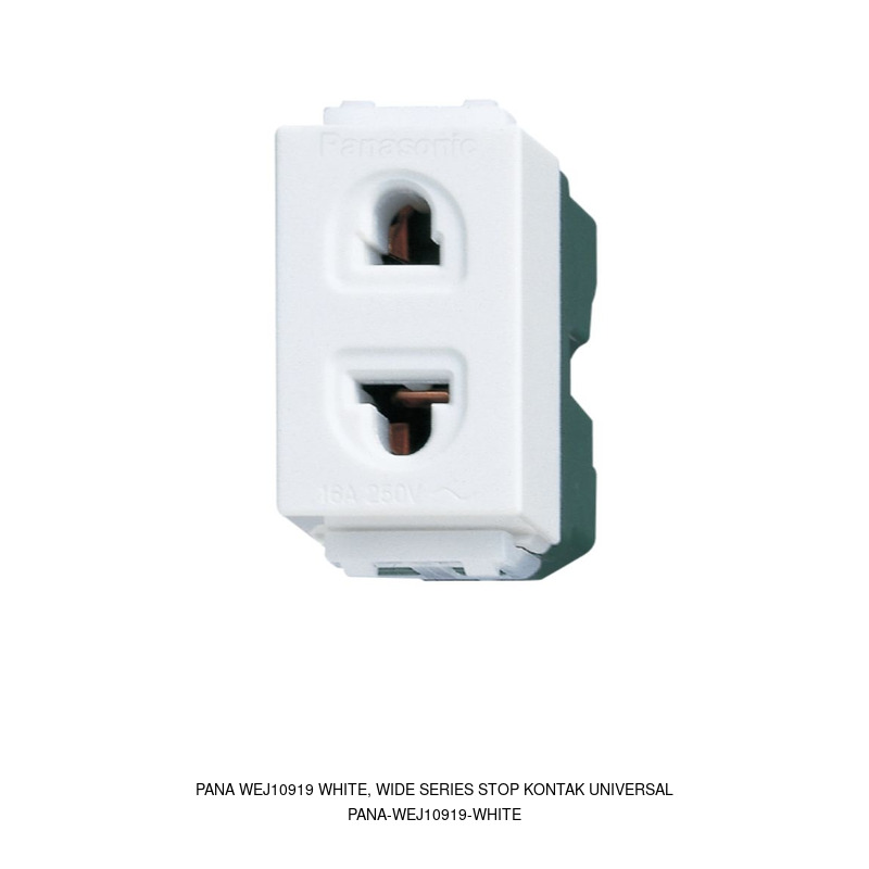 Panasonic PANA WEJ10919 WHITE, WIDE SERIES STOP KONTAK UNIVERSAL