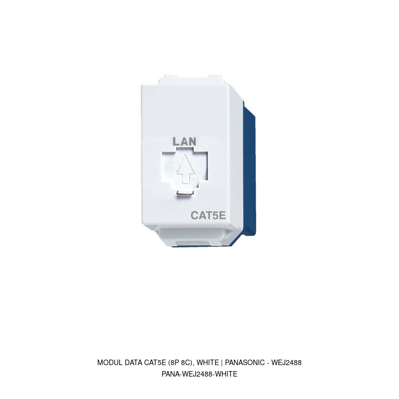 Panasonic Modul Data CAT5E (8P 8C), White | Panasonic - WEJ2488