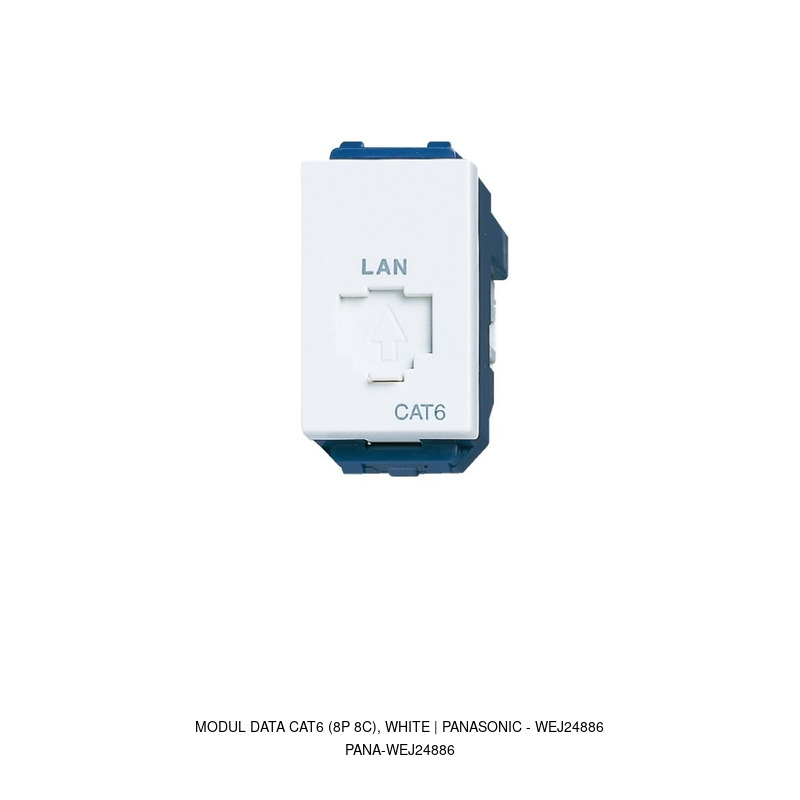 Panasonic Modul Data CAT6 (8P 8C), White | Panasonic - WEJ24886