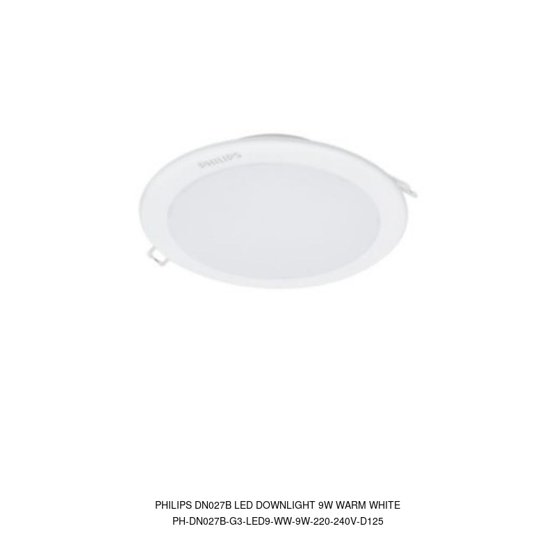 Philips Philips DN027B LED Downlight 9W Warm White