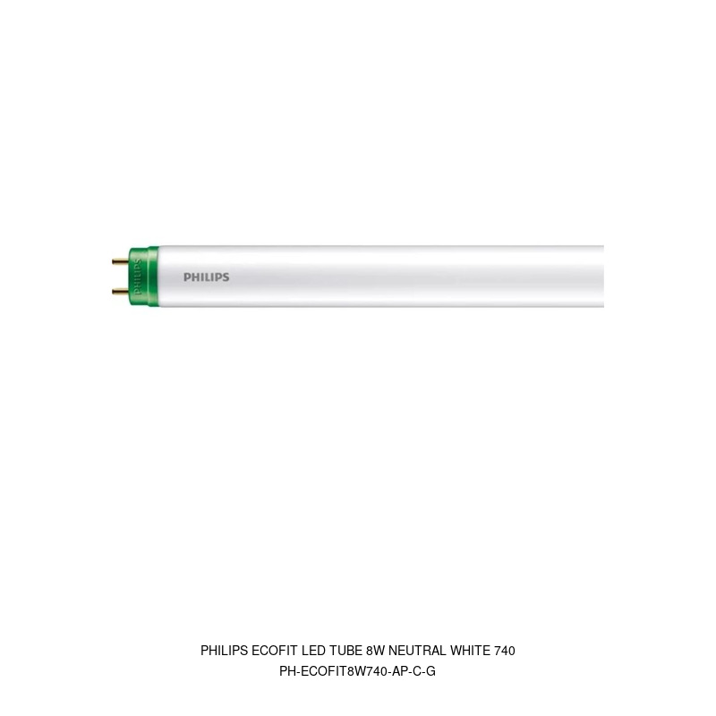 Philips Philips Ecofit LED Tube 8W Neutral White 740