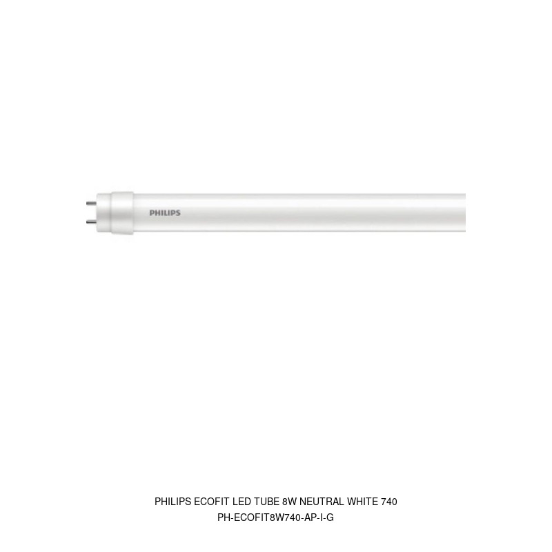 Philips Philips Ecofit LED Tube 8W Neutral White 740