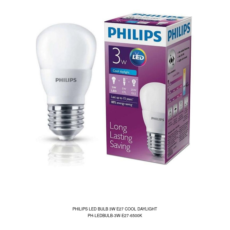Philips Philips LED Bulb 3W E27 Cool Daylight