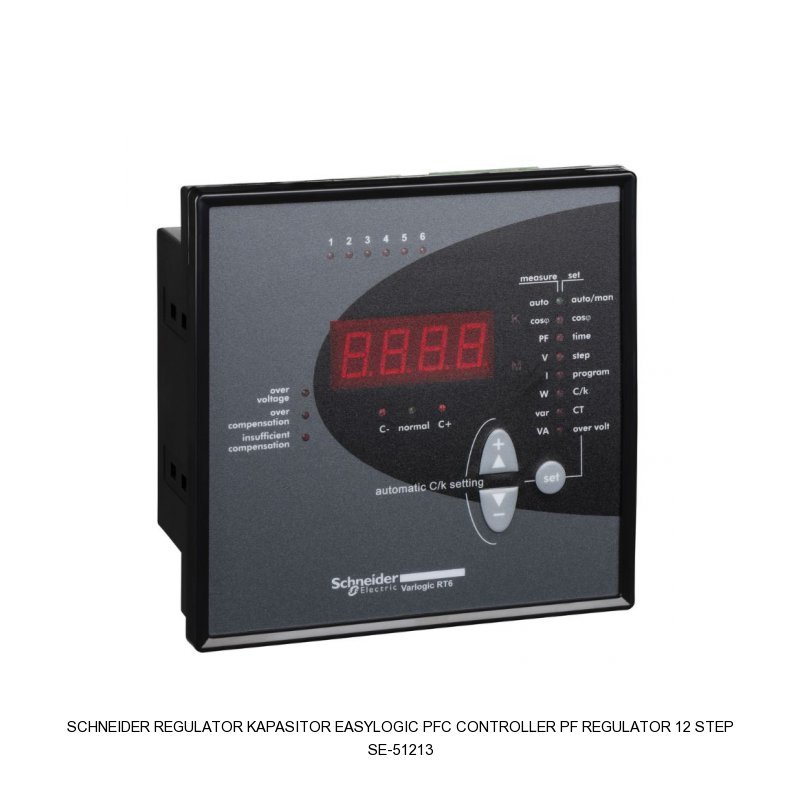 Schneider Electric REGULATOR KAPASITOR EASYLOGIC PFC CONTROLLER PF REGULATORĀ 12Ā STEP