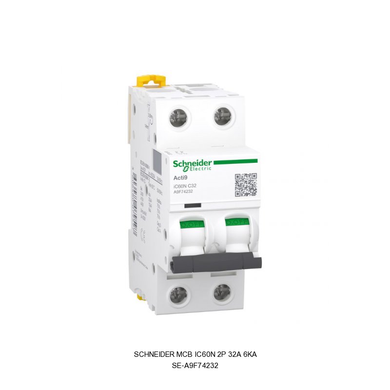 Schneider Electric MCB iC60N 2P 32A 6KA