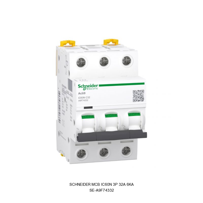 Schneider Electric MCB iC60N 3P 32A 6KA