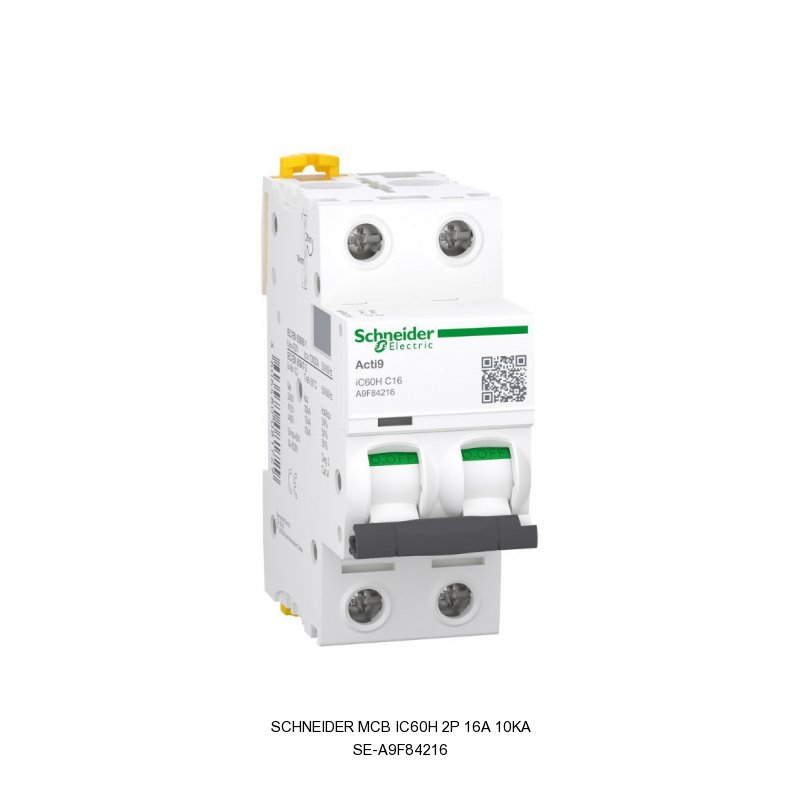 Schneider Electric MCB iC60H 2P 16A 10kA