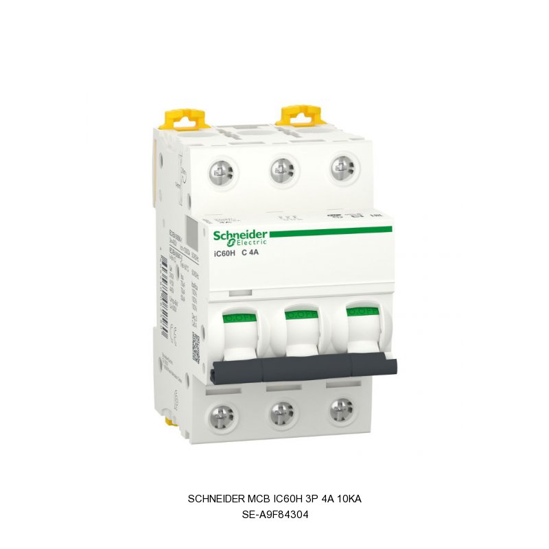 Schneider Electric MCB iC60H 3P 4A 10kA