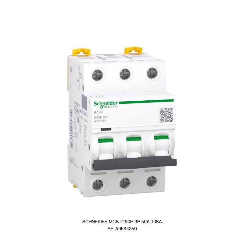 Schneider Electric MCB iC60H 3P 50A 10kA