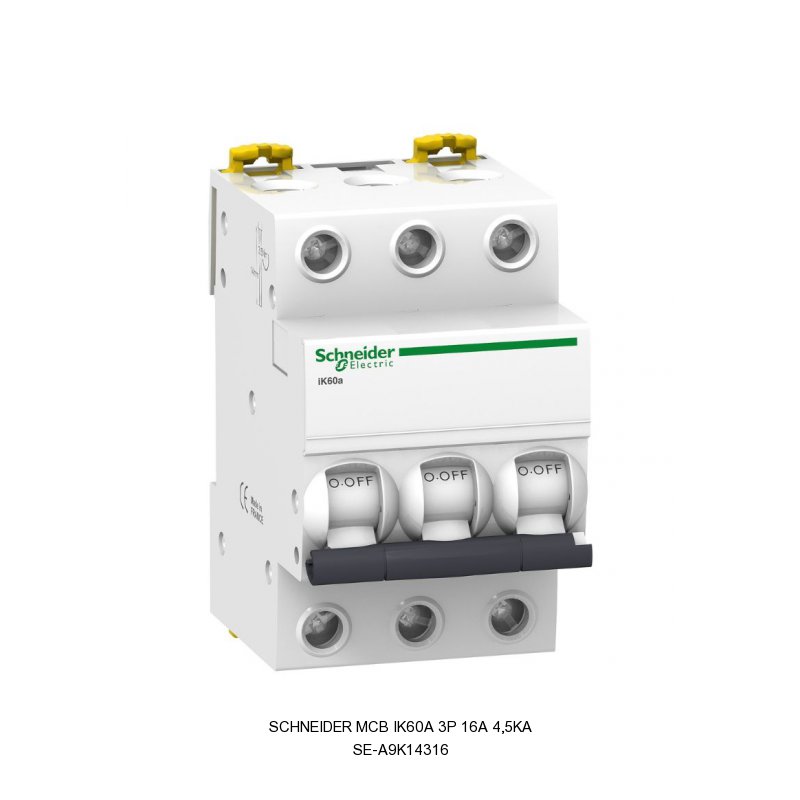 Schneider Electric MCB iK60A 3P 16A 4,5kA