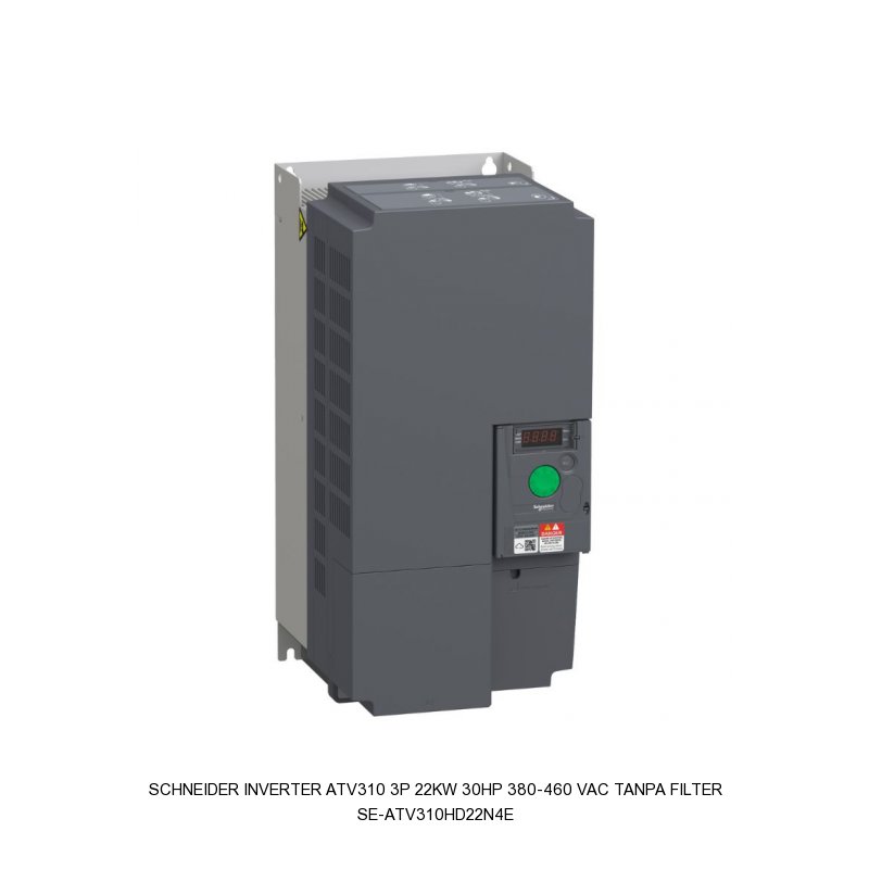 Schneider Electric Inverter ATV310 3P 22kW 30HP 380-460 VAC tanpa filter