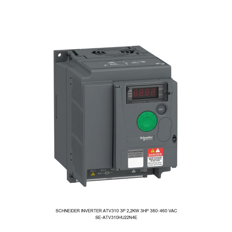 Schneider Electric Inverter ATV310 3P 2,2kW 3HP 380-460 VAC