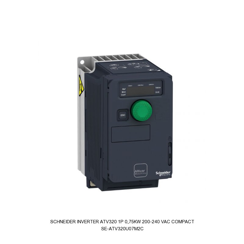Schneider Electric Inverter ATV320 1P 0,75kW 200-240 VAC compact