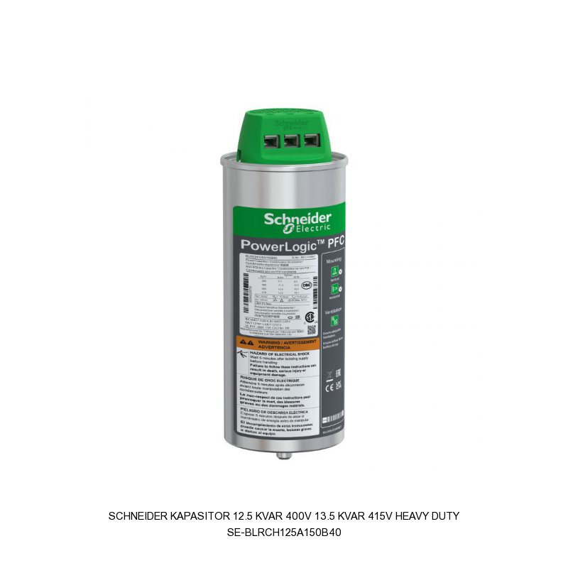 Schneider Electric Kapasitor 12.5 KVAR 400V 13.5 KVAR 415V Heavy Duty