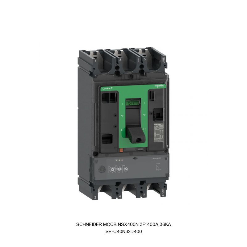 Schneider Electric MCCB NSX400N 3P 400A 36kA