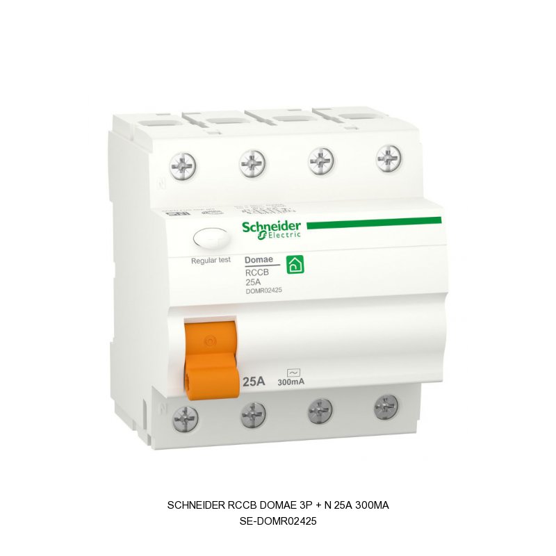 Schneider Electric RCCB Domae 3P + N 25A 300mA
