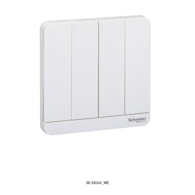Schneider Electric AvatarOn, Plat penutup untuk saklar 4 rocker, putih